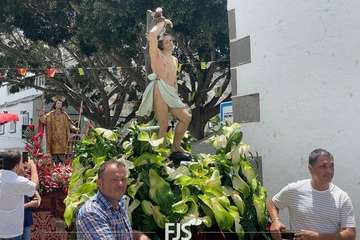Telde rinde tributo a San Lorenzo en la capital grancanaria/Francisco Javier Santana.